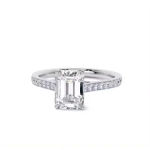 Corie Natural Diamond Platinum For Women Engagement Ring