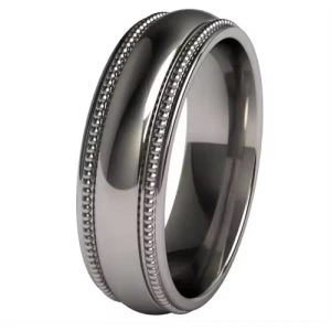 Aaron Round cut Plain Wedding Ring for Men