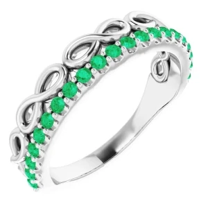 Zamirah Emerald Rose Gold 