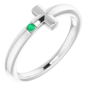 Xela Emerald White Gold 