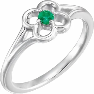 Zionna Emerald White Gold 