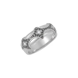 Zamya Rose Gold Black Diamond Ring