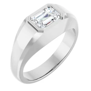 Dawana Natural Bezel Solitaire Diamond Ring