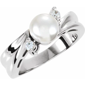 Nasly Natural Rose Gold Gemstone Diamond Ring