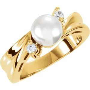 Nasly Natural Yellow Gold Gemstone Diamond Ring