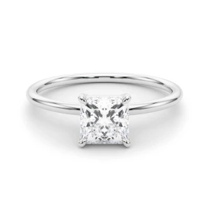 Jerona Lab-Created Platinum Classic Solitaire Engagement Diamond Ring