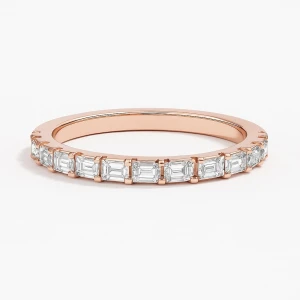 Elanora Lab-Created Rose Gold Diamond for Women Wedding Ring