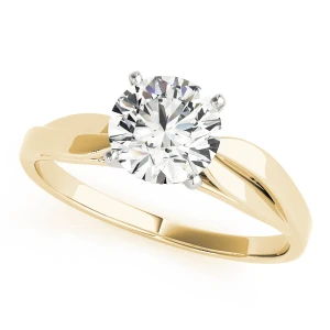Lorelia Natural Diamond Yellow Gold  Engagement Ring