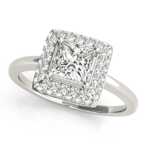 Lori Natural Halo Diamond Ring