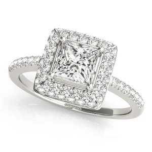 Leora Natural Halo Diamond Ring
