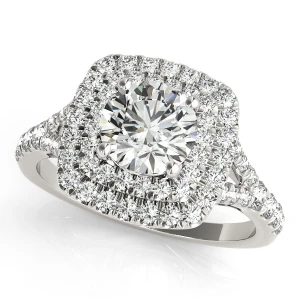Laikyn Natural Rose Gold Halo Diamond Ring