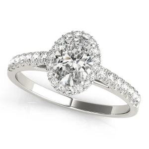 Kassidy Natural Halo Engagement Diamond Ring