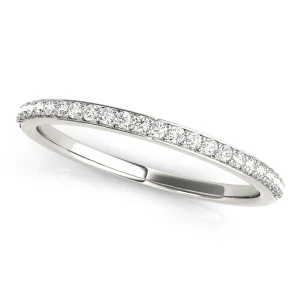 Bredi Natural Round cut Pave  Half Eternity Diamond Ring