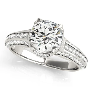 Jayden Natural Round cut  Halo Diamond Ring