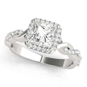 Jamila Natural Halo Diamond Ring