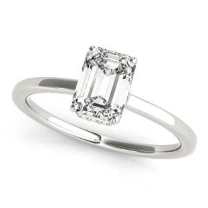 Lylah Natural Silver Halo Diamond Ring