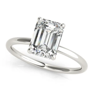 Kaitlyn Natural Silver Halo Diamond Ring