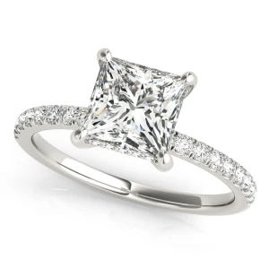 Kelsey Natural Halo Engagement Diamond Ring
