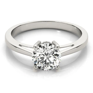 Madalyn Lab-Created Diamond Round cut 4 Prong  Classic Solitaire Engagement Ring