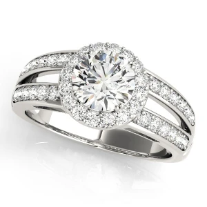 Klani Natural Round cut  Halo Diamond Ring