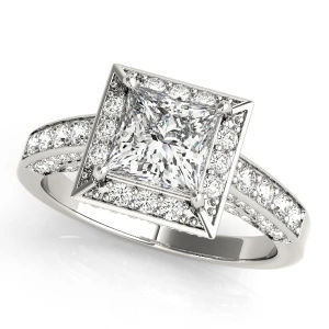 Kenya Natural Halo Diamond Ring