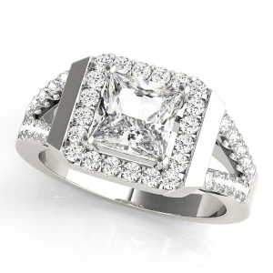 Letty Natural Halo Diamond Ring