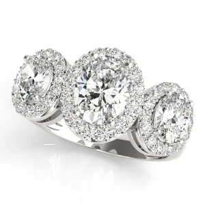 Kaleah Natural Halo Diamond Ring