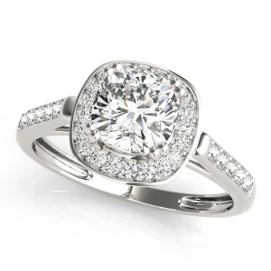 Lilyanna Natural Halo Diamond Ring