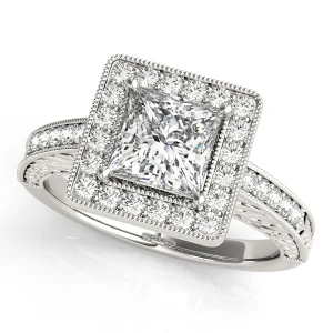 Khalia Natural Halo Diamond Ring