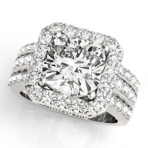 Janie Natural Halo Diamond Ring