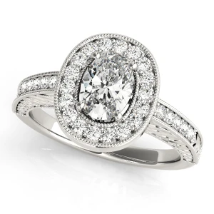 Karen Natural Halo Engagement Diamond Ring