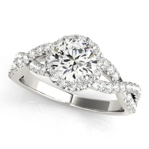 Laine Natural Round cut Halo Diamond Ring