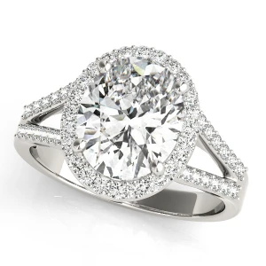 Lyanna Natural Halo Diamond Ring