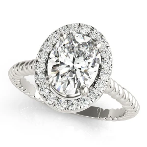 Kynlee Natural Halo Diamond Ring