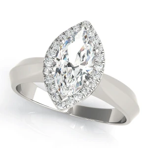 Lilianna Natural Halo Diamond Ring