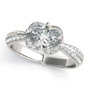 Lailah Natural Halo Diamond Ring