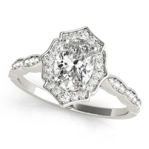 Layne Natural Halo Diamond Ring