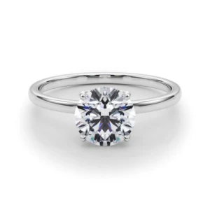Maiya Natural Platinum 4 Prong Solitaire Diamond Ring