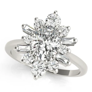 Korra Natural Halo Diamond Ring