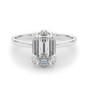 Nedjelko Natural Silver 6 Prong Diamond Solitaire Ring