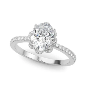 Leylani Natural Halo Diamond Ring