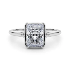 Serlin Lab-Created Solitaire Diamond Ring