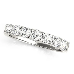 Adara Lab-Created White Gold Prong 7 Stone Diamond Ring