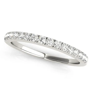 Renae 0.12 Carat Lab-Created Round cut Prong Three Quarter Eternity Diamond Ring