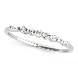 Miyani Lab-Created Mixed Shapes cut Bar And Prong Set  Diamond Ring
