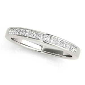Rosabelle Lab-Created Princess cut Channel-Set  Diamond Ring