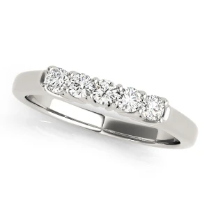 Aniya 0.50 Carat Lab-Created Round cut Prong 5 Stone Diamond Ring