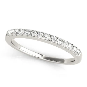Ameya 0.20 Carat Natural Round cut Prong Three Quarter Eternity Diamond Ring