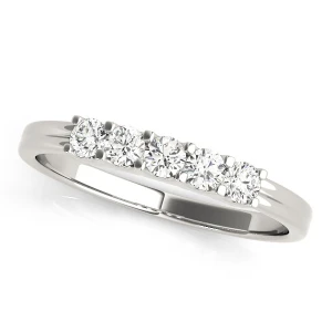 Anika 0.20 - 1.65 Carat Lab-Created Round cut 4 Prong  5 Stone Diamond Ring