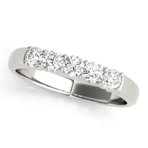 Caitlyn 0.50 Carat Lab-Created Round cut Prong 5 Stone Diamond Ring